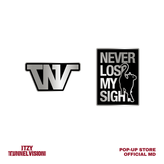 METAL BADGE SET - TUNNEL VISION