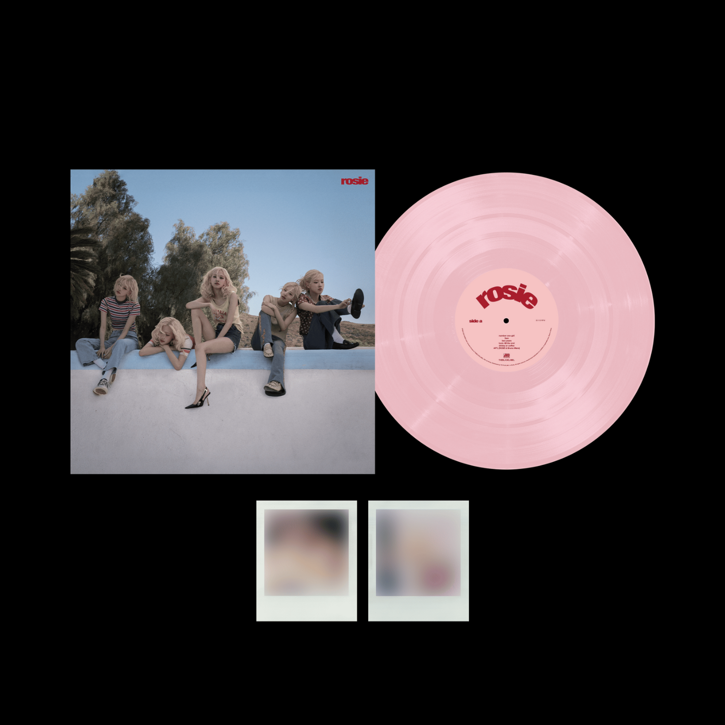 ROSÉ first studio album ‘rosie’ vinyl (band cover) - YG SELECT