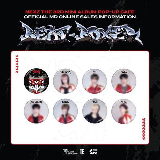 LENTICULAR CAN BADGE SET - [BEAT-BOXER]
