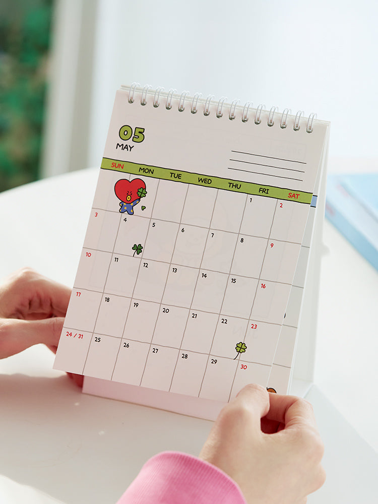 BT21 2026 Tabletop Calendar