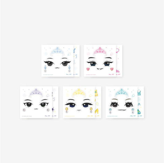 ITZY LIGHT RING DECO STICKER SET - To Wonder World