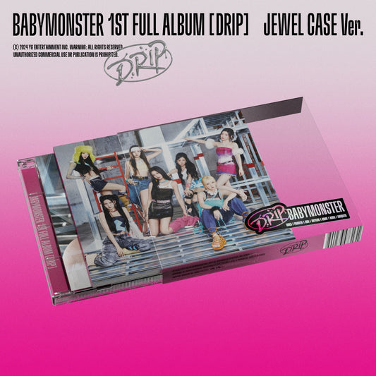 BABYMONSTER 1st FULL ALBUM [DRIP] JEWEL CASE Ver. - YG SELECT