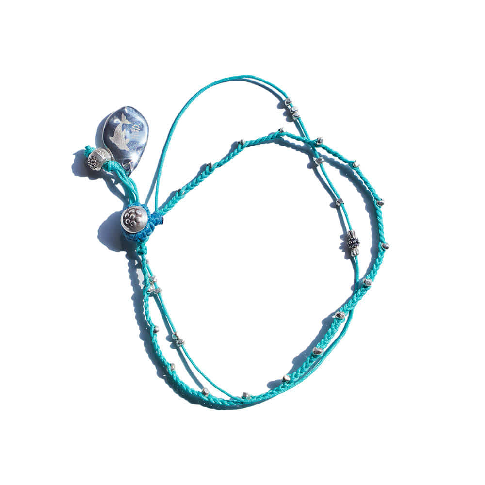 ★[BTS V Taehyung Worn] 【NIRO】CAREN SiLVER DOLPHiN BRACELET #121