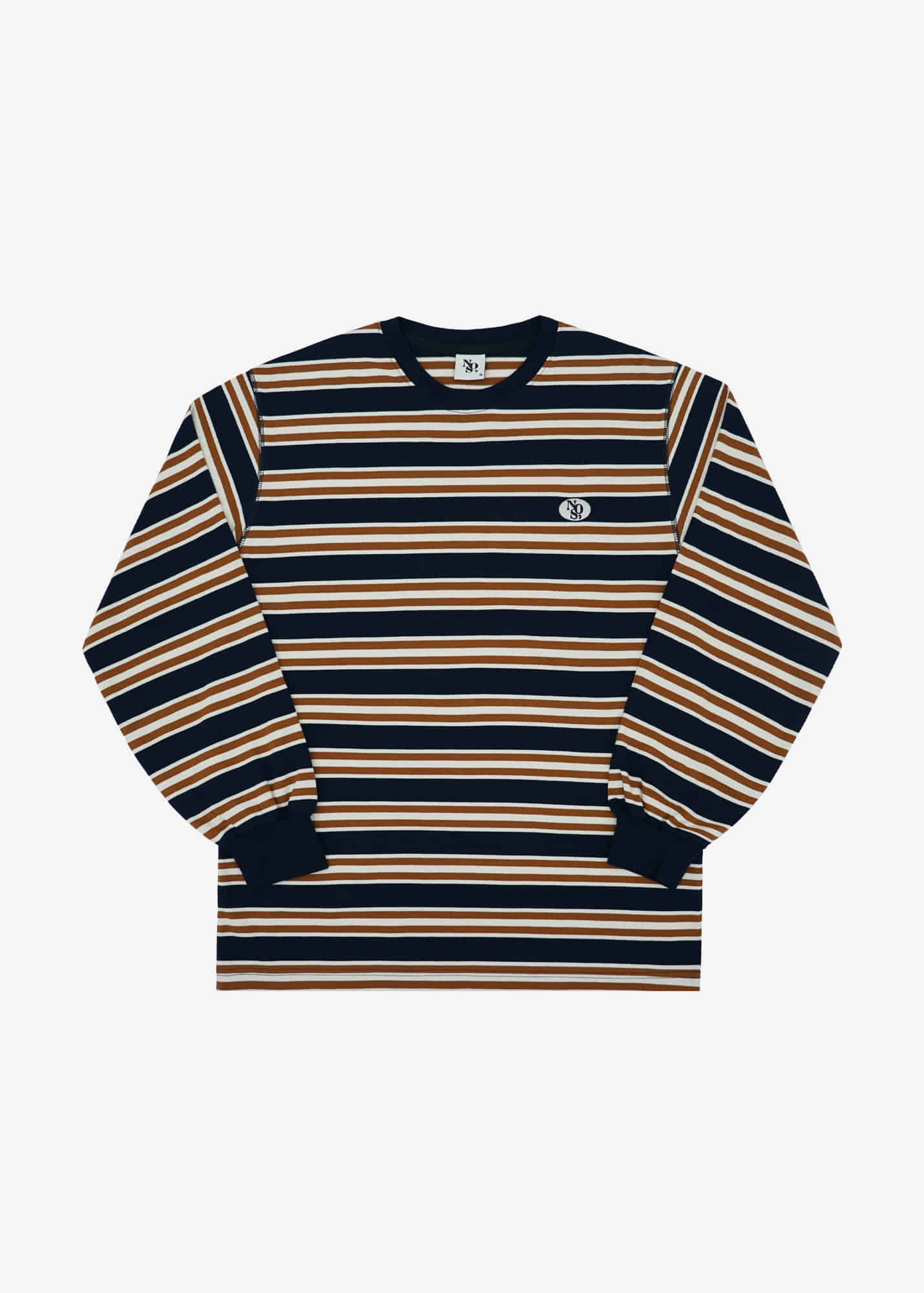 Eclipse Long Sleeve - Navy/Brown | NOS7