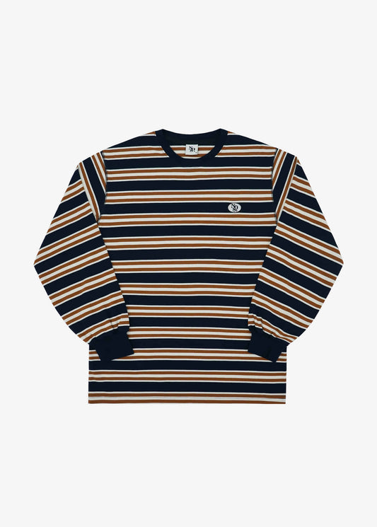 Eclipse Long Sleeve - Navy/Brown | NOS7