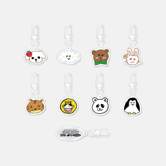 RANDOM ACRYLIC KEY RING - 2024 SUPER JUNIOR 'SUPER SHOW SPIN - OFF : Halftime' MD