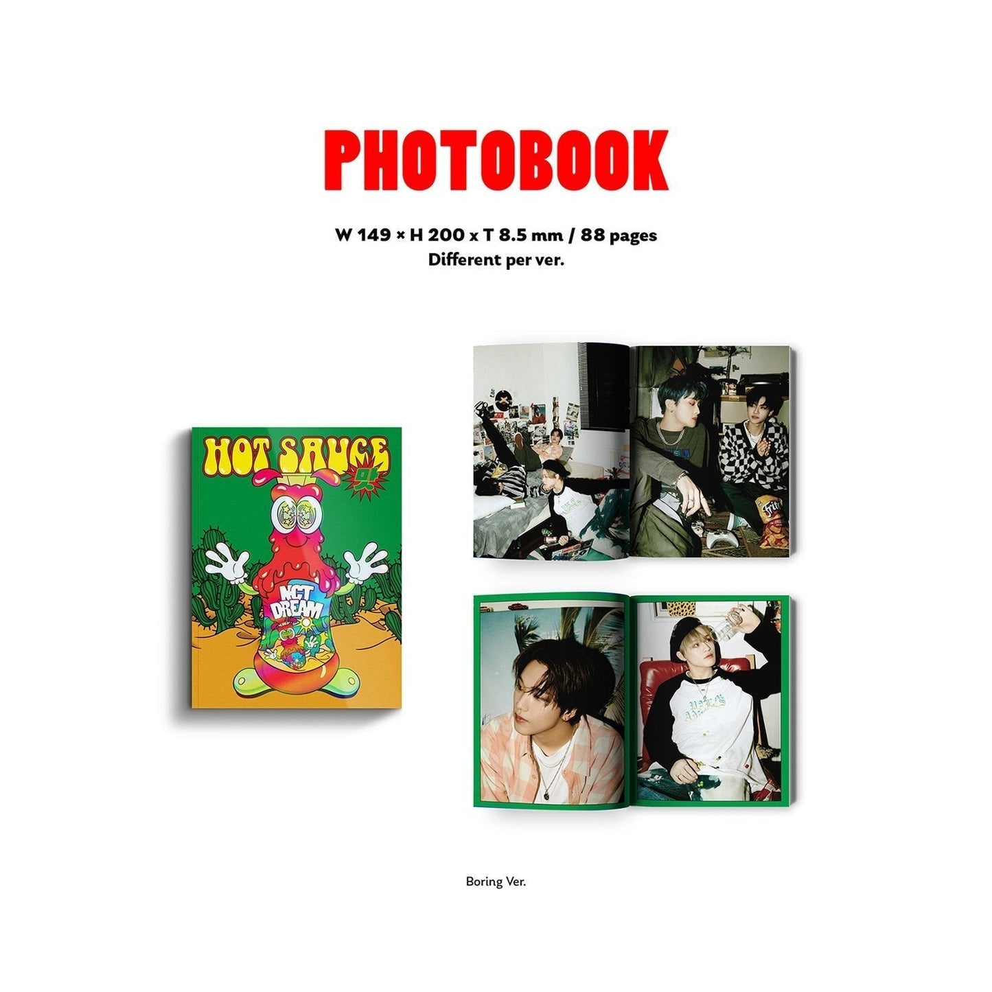 The 1st Album ‘맛 (Hot Sauce)’ (Photo Book Ver.) (Boring Ver.)