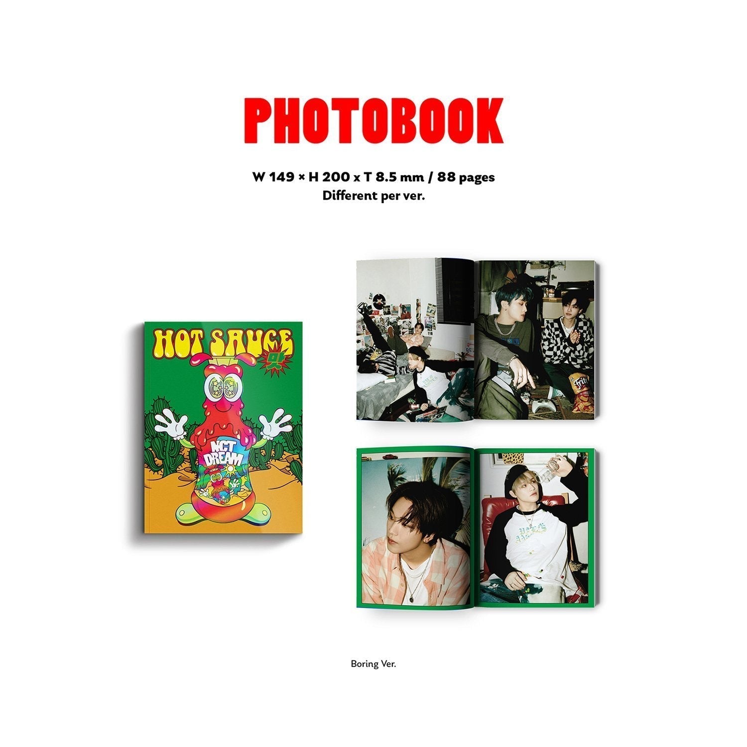 The 1st Album ‘맛 (Hot Sauce)’ (Photo Book Ver.) (Boring Ver.)