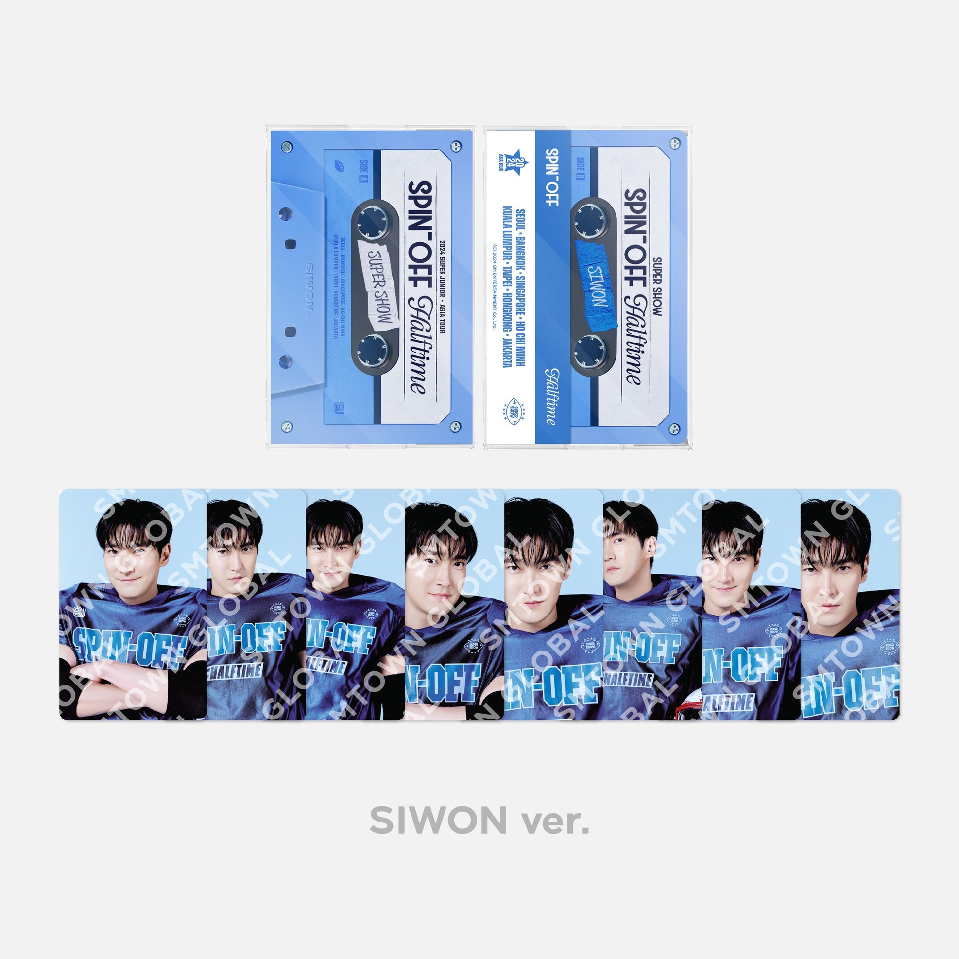 CASSETTE TAPE PHOTO SET - 2024 SUPER JUNIOR 'SUPER SHOW SPIN - OFF : Halftime' MD