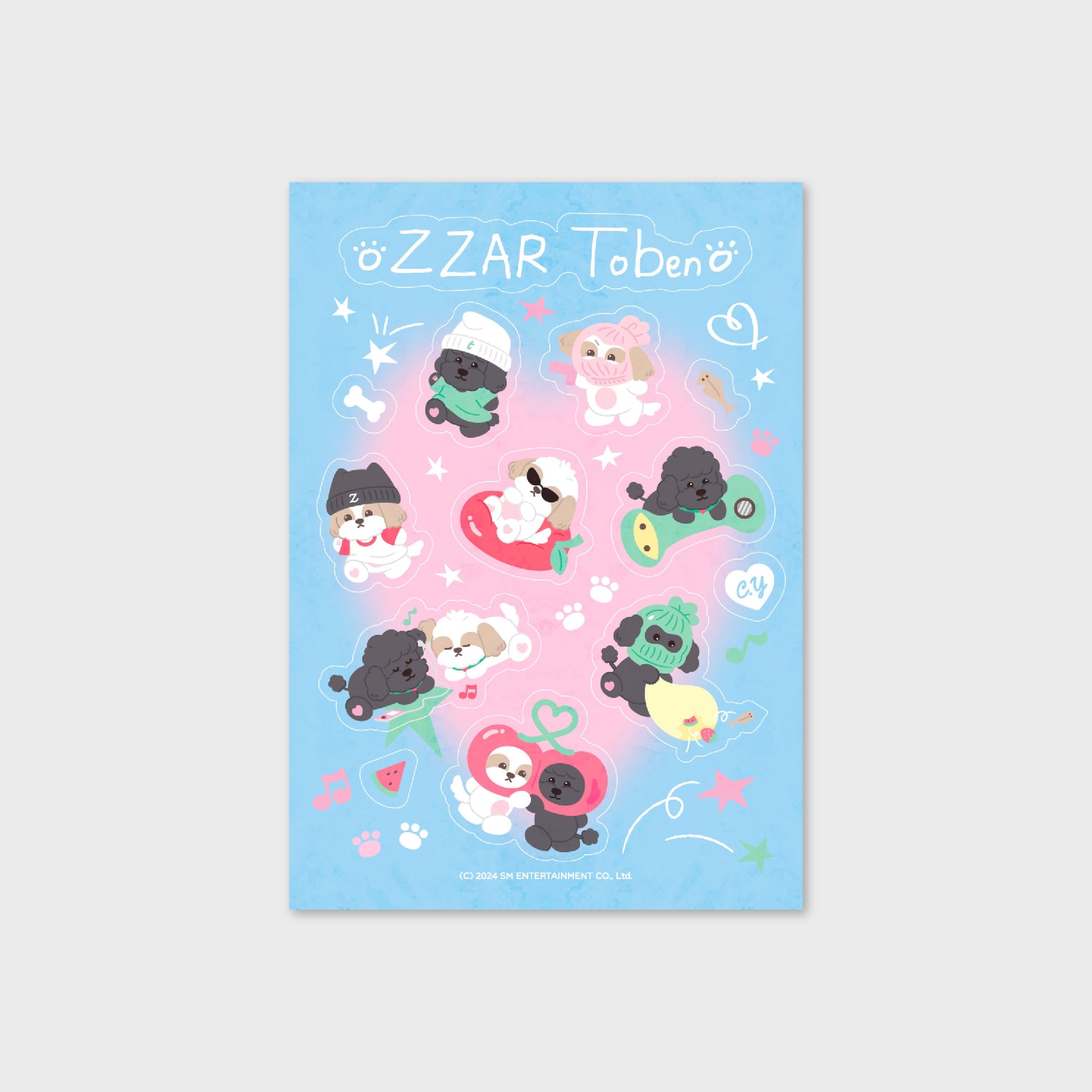 REMOVABLE STICKER [A ver.] - 2024 CHANYEOL LIVE TOUR : 都市風景 (City-scape) MD