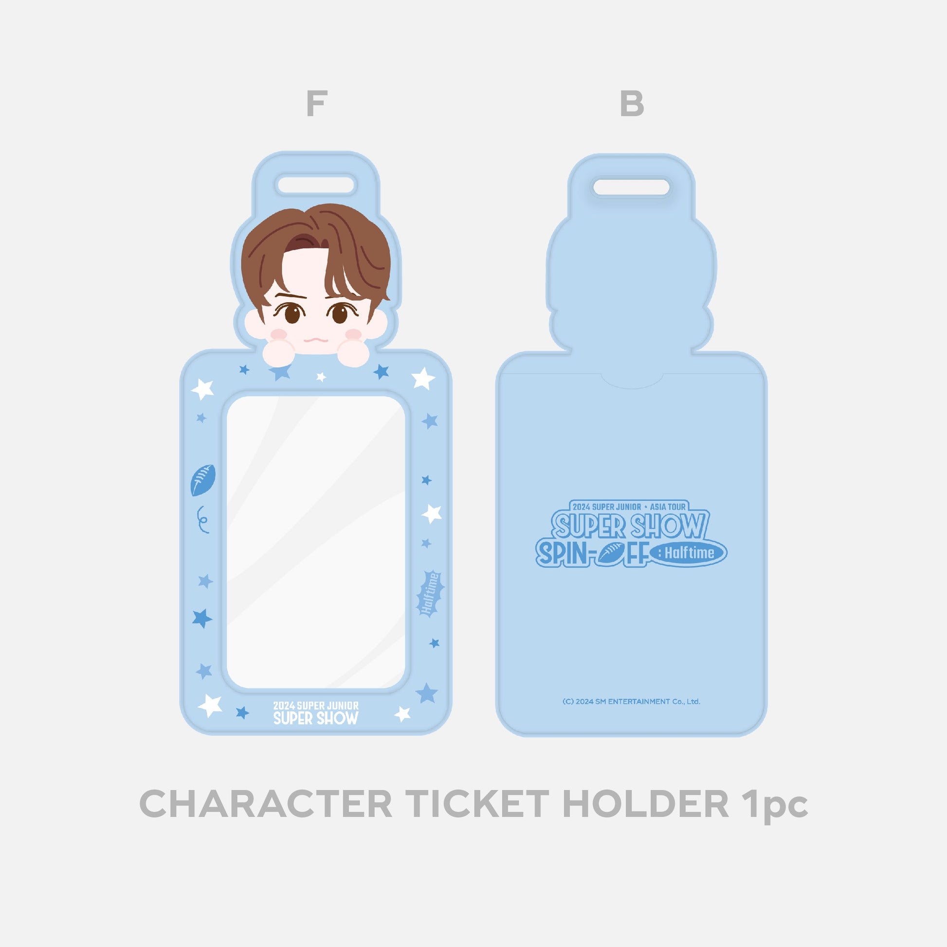 CHARACTER TICKET HOLDER - 2024 SUPER JUNIOR 'SUPER SHOW SPIN - OFF : Halftime' MD