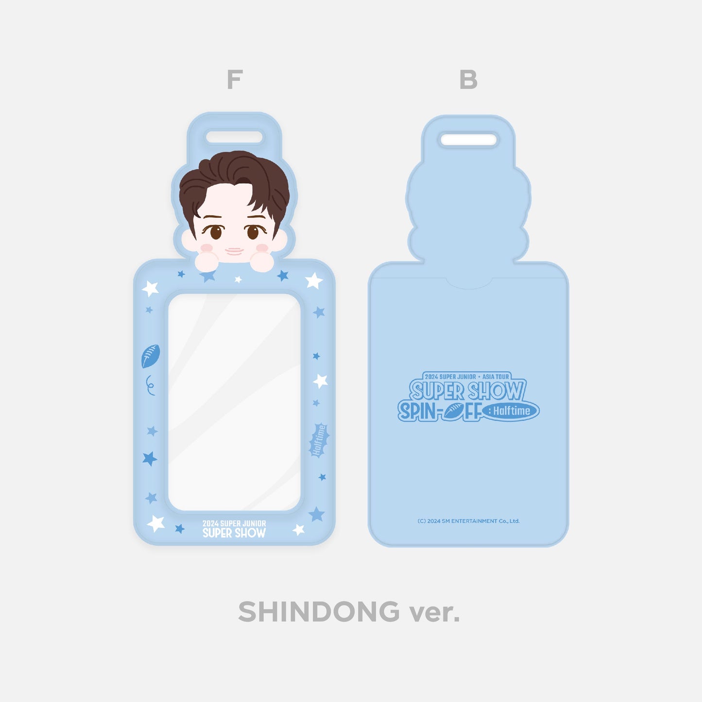 CHARACTER TICKET HOLDER - 2024 SUPER JUNIOR 'SUPER SHOW SPIN - OFF : Halftime' MD