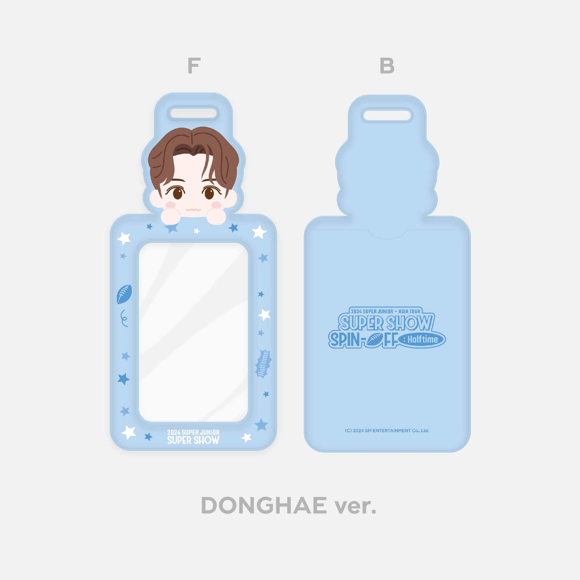 CHARACTER TICKET HOLDER - 2024 SUPER JUNIOR 'SUPER SHOW SPIN - OFF : Halftime' MD