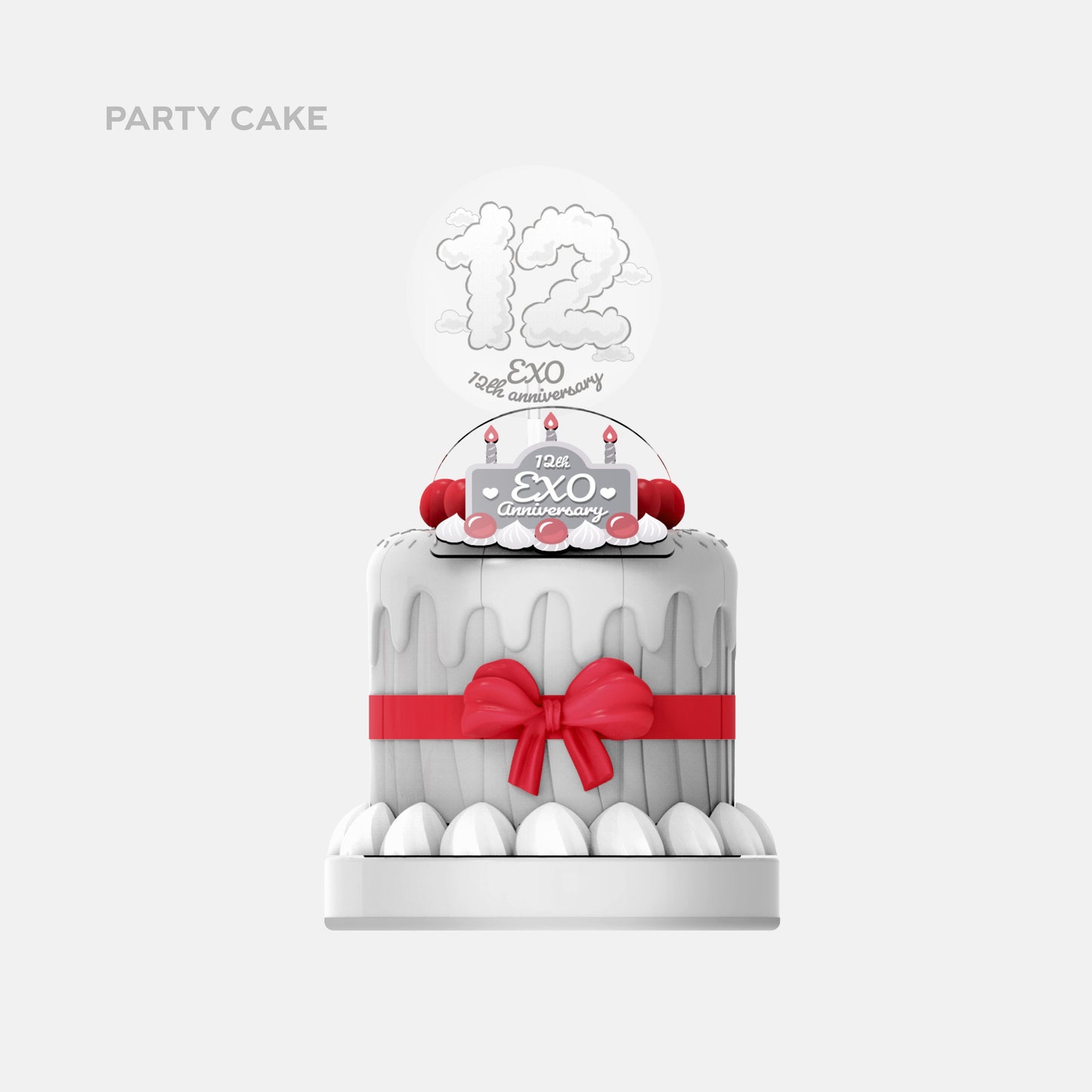 PARTY CAKE SET - EXO 12th Anniversary MD