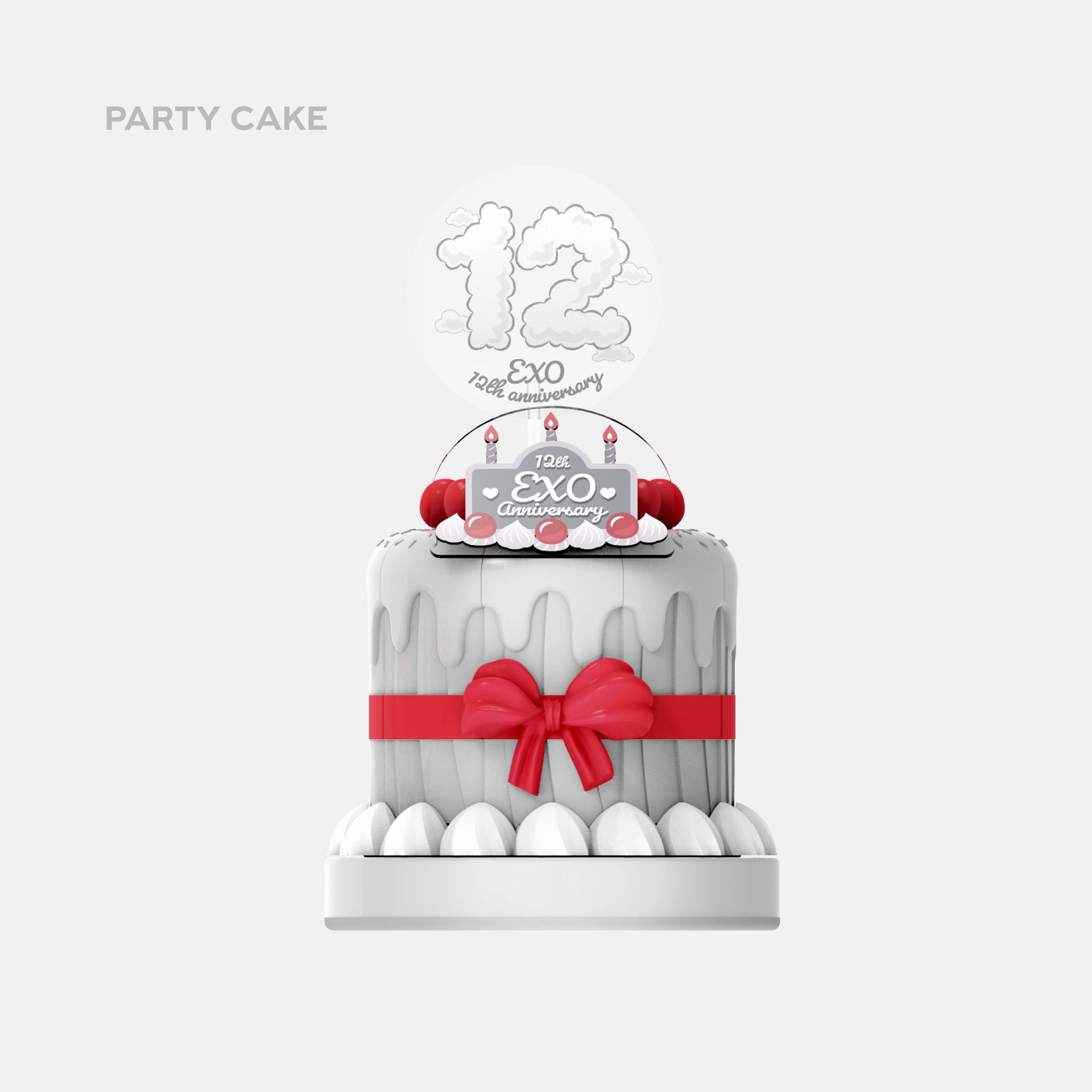 PARTY CAKE SET - EXO 12th Anniversary MD