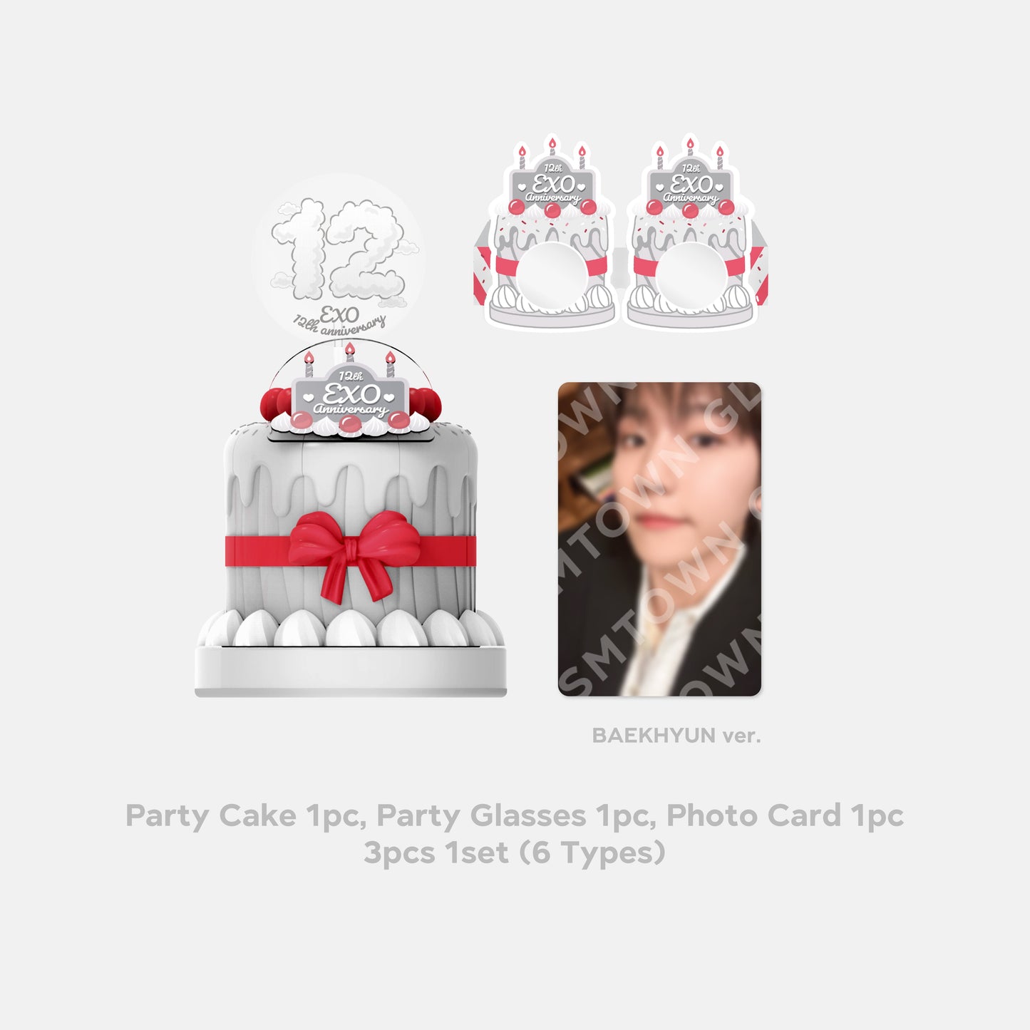 PARTY CAKE SET - EXO 12th Anniversary MD