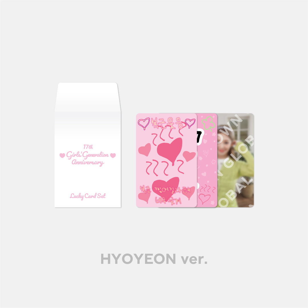 LUCKY CARD SET - Girls' Generation 17th Anniversary MD