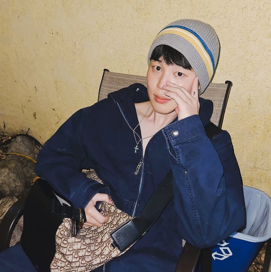 ★[BTS Jimin & RM Worn]【KHAKIS】Roam Knit Hat Sage