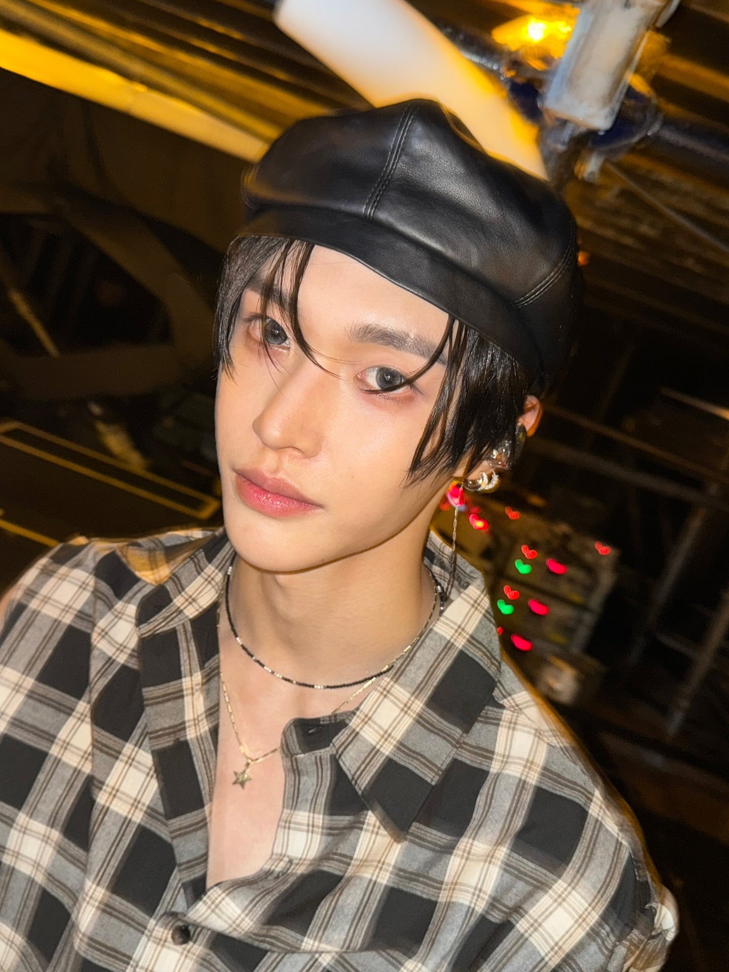 ★[RIIZE Wonbin Worn] 【JUSTLOVER】Midnight Pearl Shine Necklace