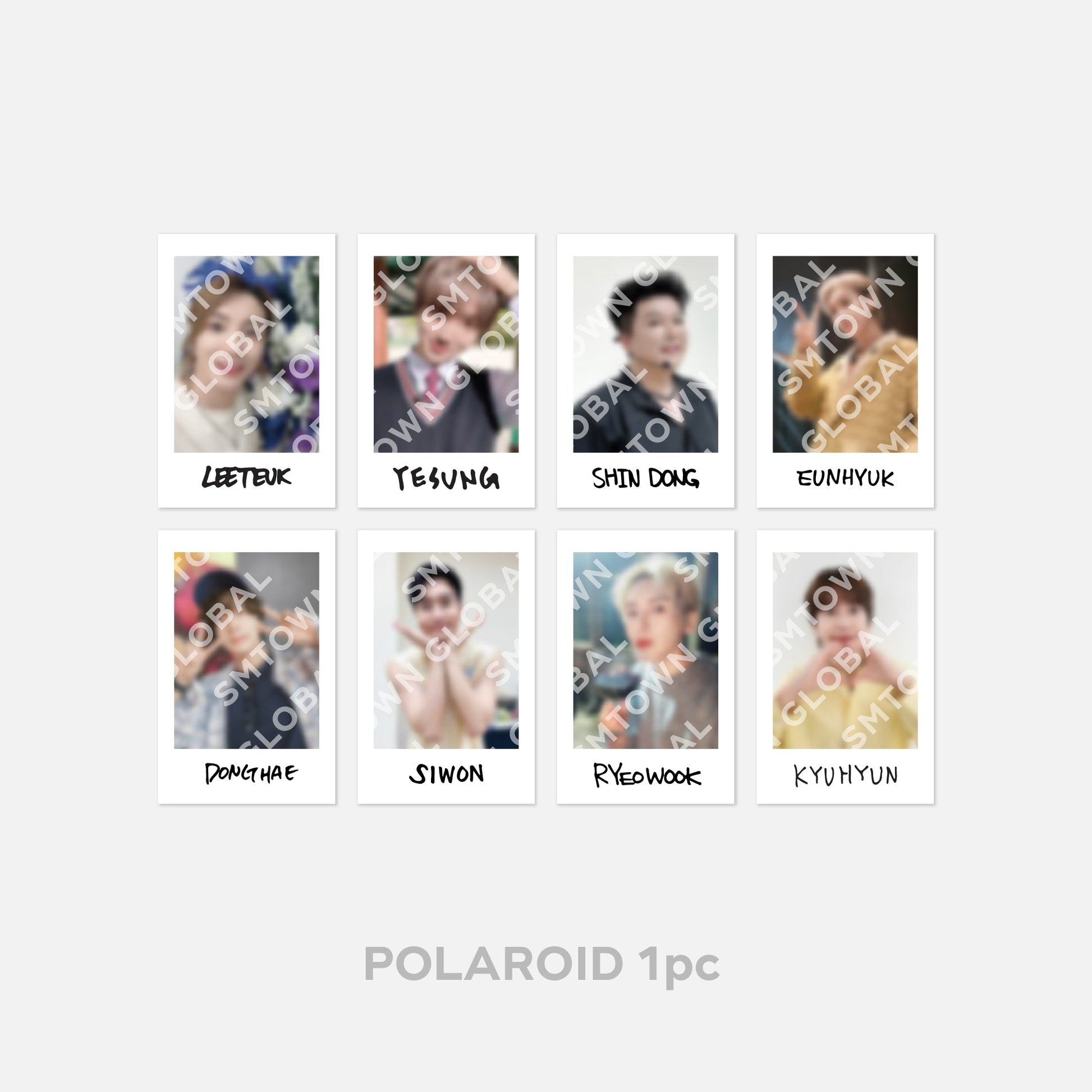 GYM SACK + POLAROID SET - 2024 SUPER JUNIOR 'SUPER SHOW SPIN - OFF : Halftim' MD