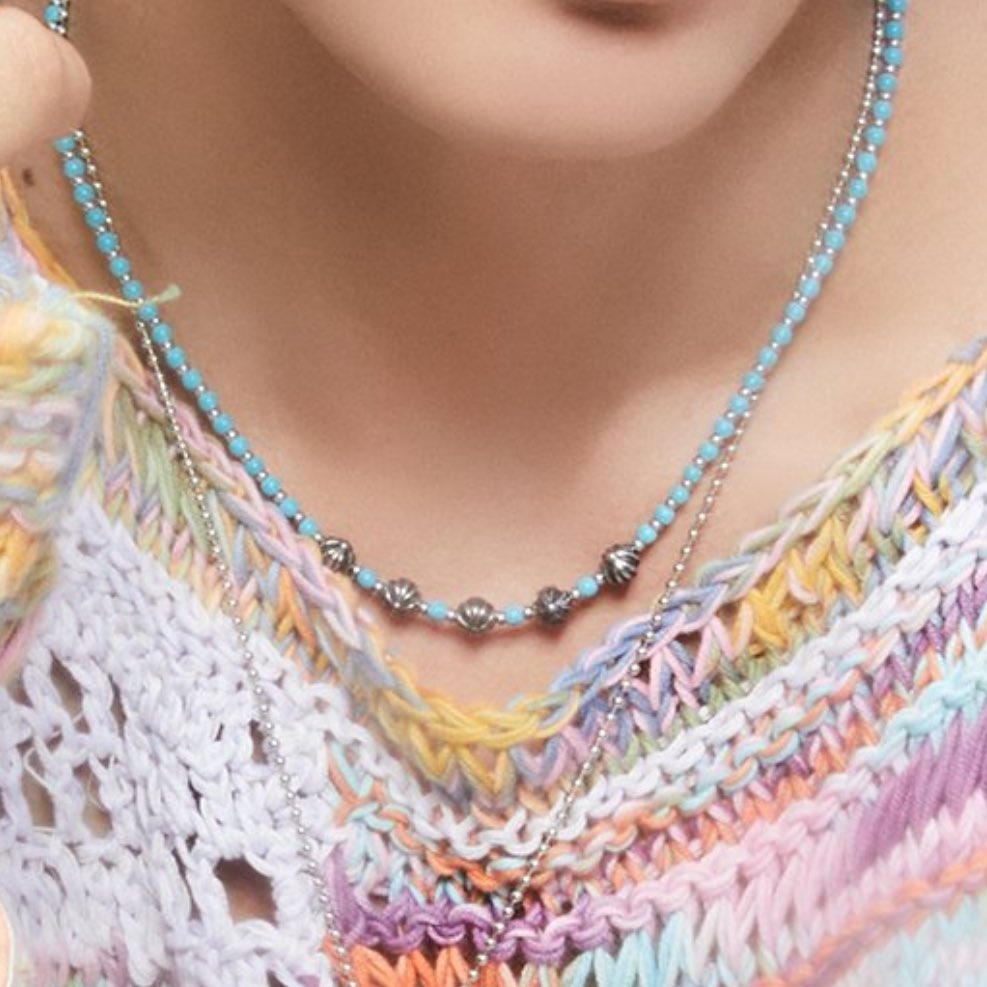 ★[NCT RIKU Worn] 【LANARCHIVE】[1176] Lagoon Chromix Necklace