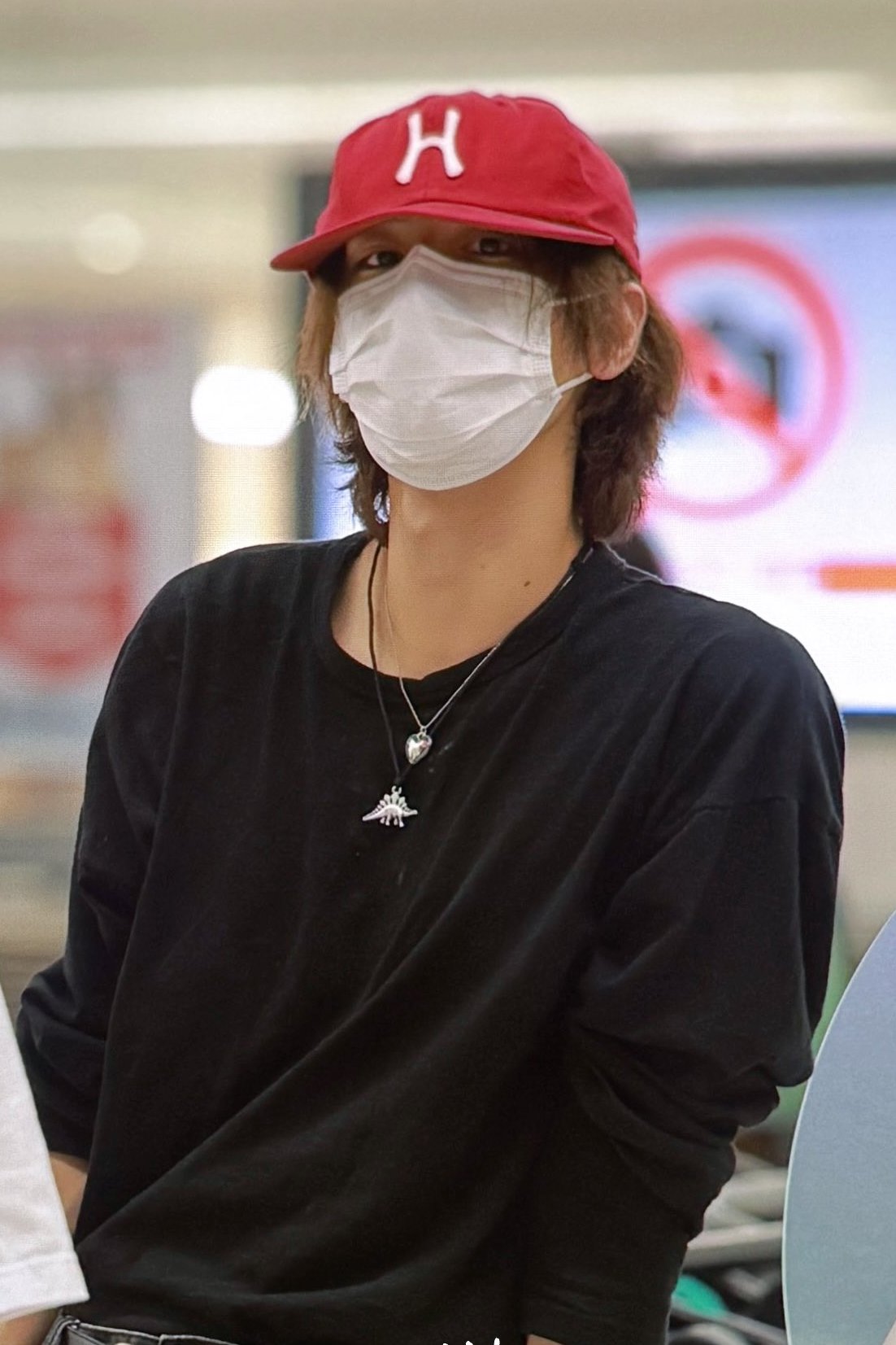 ★[BOYNEXTDOOR LEEHAN Worn] 【HELLO SUNRISE】H Logo Cotton Relaxed Fit 6Panel Cap_Red