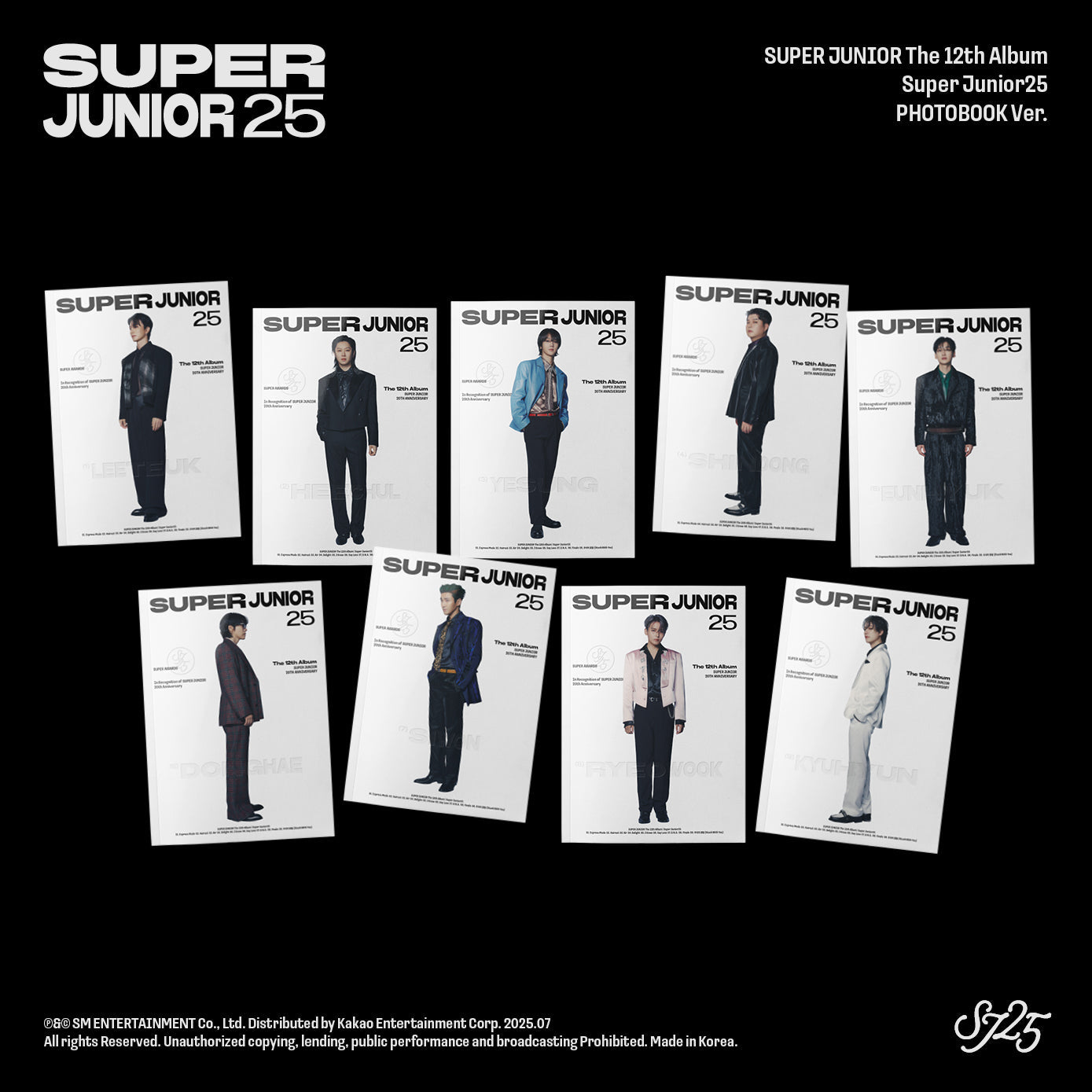 The 12th Album ‘Super Junior25’ (PHOTOBOOK Ver.) SET