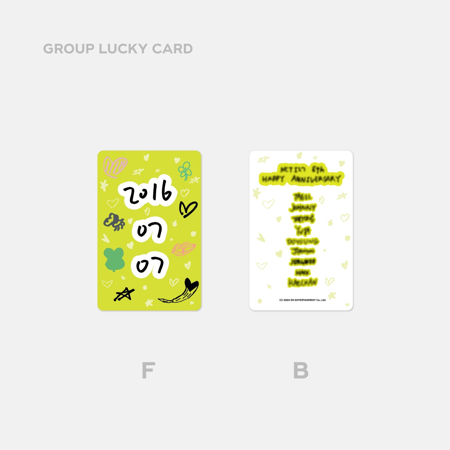 LUCKY CARD SET - NCT 127 8th Anniversary MD