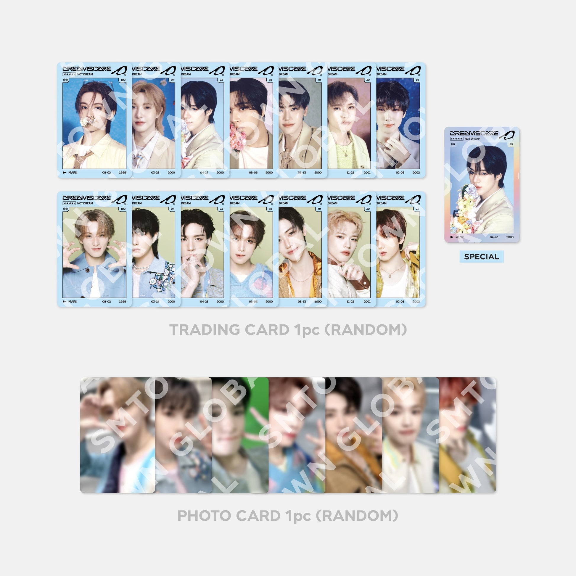 RANDOM TRADING CARD SET [A ver.]- NCT DREAM 'DREAM FINDER - Chase The Light' POP-UP MD