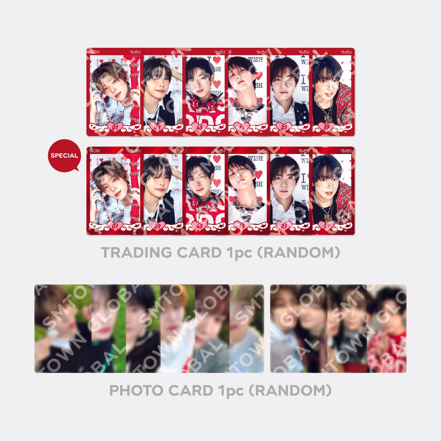 RANDOM TRADING CARD SET [A ver.] - NCT WISH 'LET'S GO STEADY' POP-UP MD