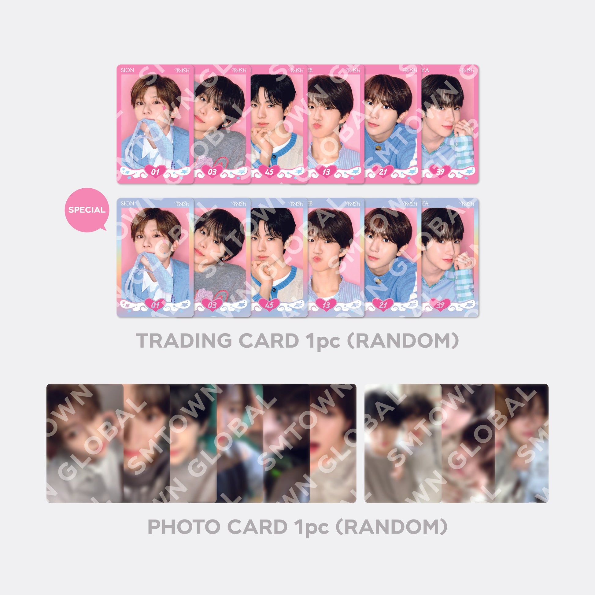 RANDOM TRADING CARD SET [B ver.] - NCT WISH 'LET'S GO STEADY' POP-UP MD