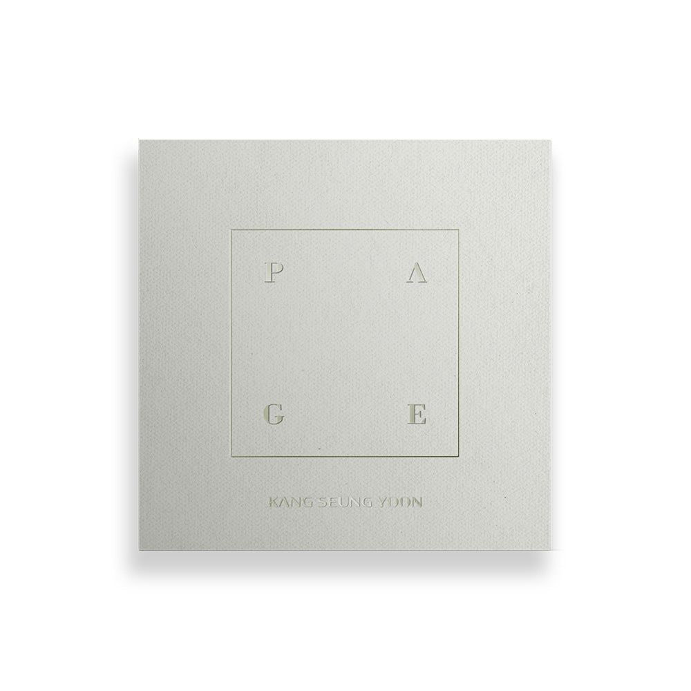 KANG SEUNG YOON 1st FULL ALBUM [PAGE] KiT ALBUM - YG SELECT