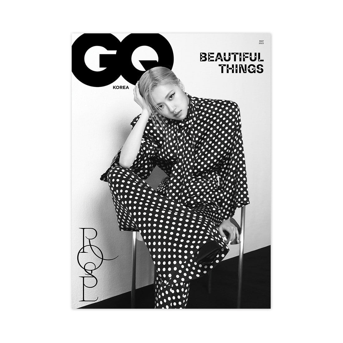 GQ GQ May 2023 issue (ROSÉ) - Type A. - YG SELECT