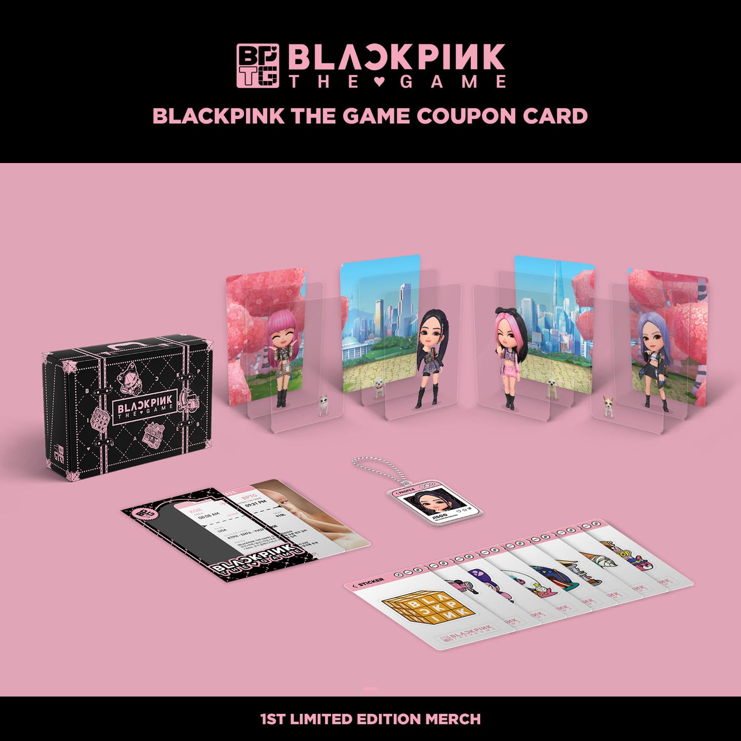 BLACKPINK THE GAME COUPON CARD - YG SELECT