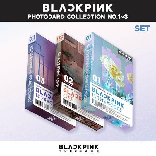 BLACKPINK THE GAME PHOTOCARD COLLECTION No.1~3 (SET) - YG SELECT