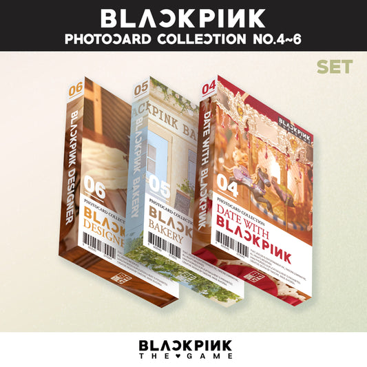 BLACKPINK THE GAME PHOTOCARD COLLECTION No.4~6 (SET) - YG SELECT