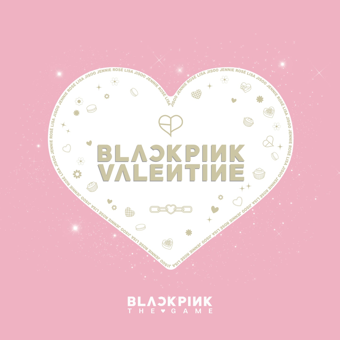 BLACKPINK THE GAME PHOTOCARD COLLECTION LOVELY VALENTINE'S EDITION - YG SELECT