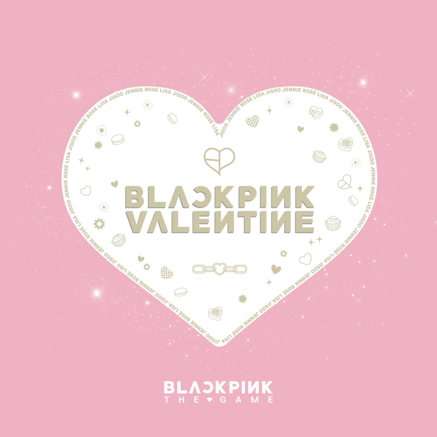 BLACKPINK THE GAME PHOTOCARD COLLECTION LOVELY VALENTINE'S EDITION - YG SELECT