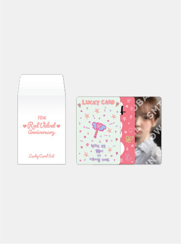 LUCKY CARD SET - Red Velvet 10th Anniversary MD