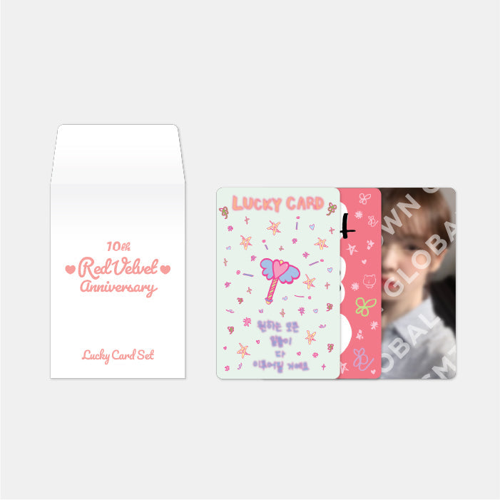 LUCKY CARD SET - Red Velvet 10th Anniversary MD