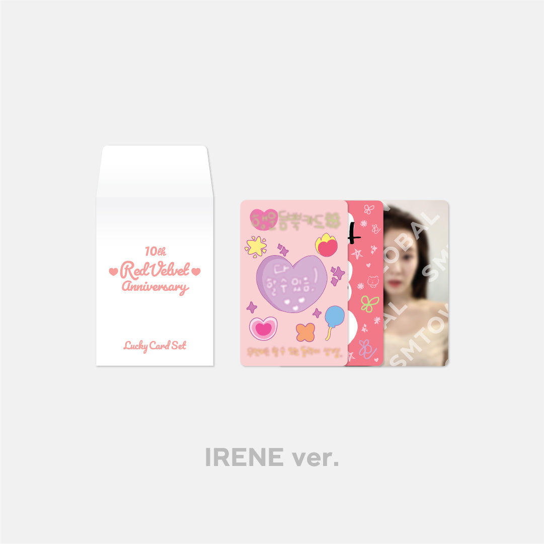 LUCKY CARD SET - Red Velvet 10th Anniversary MD