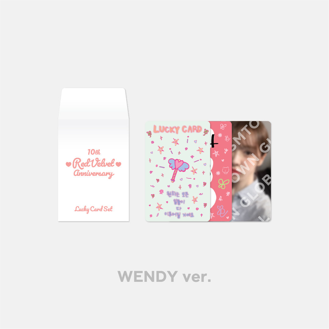 LUCKY CARD SET - Red Velvet 10th Anniversary MD