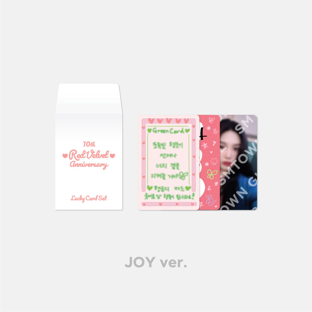 LUCKY CARD SET - Red Velvet 10th Anniversary MD