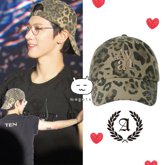 ★[NCT TEN Worn] 【AVANDRESS】Embo Leopard Aa Cap - 2COL