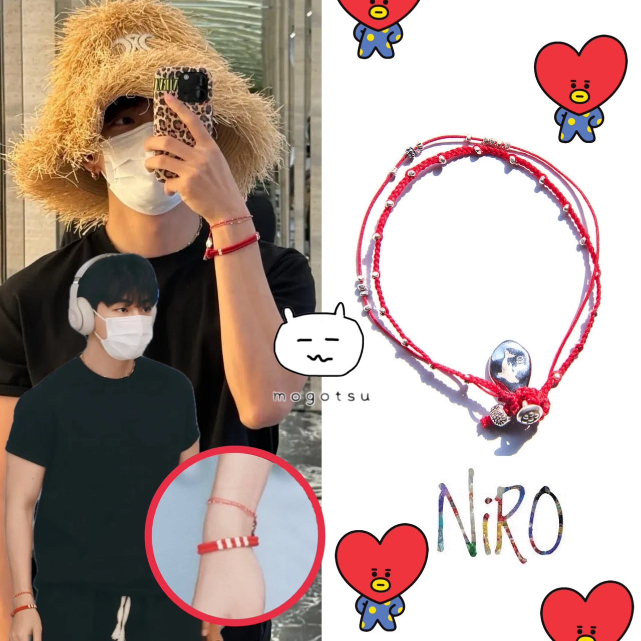 ★[BTS V Taehyung Worn] 【NIRO】CAREN SiLVER DOLPHiN BRACELET #121