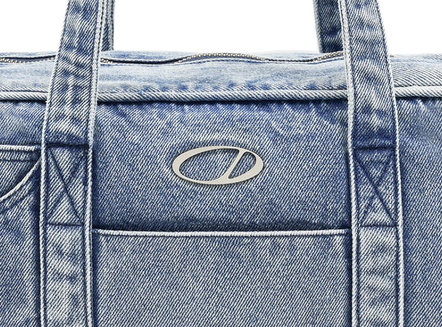 ★[Hearts2Hearts Carmen Worn] 【ODDSTUDIO】Odd signature denim duffel bag