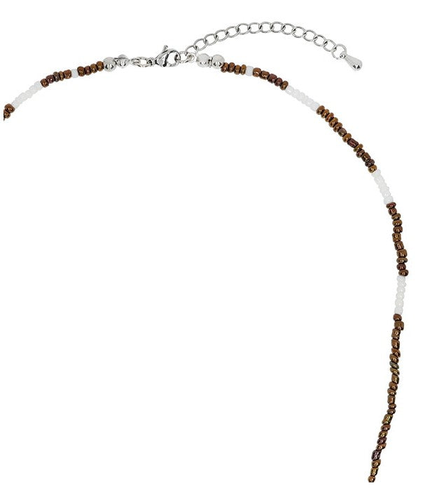 ★[TOMORROW X TOGETHER Beomgyu Worn] 【ULAN】Shell Mini Beads Necklace