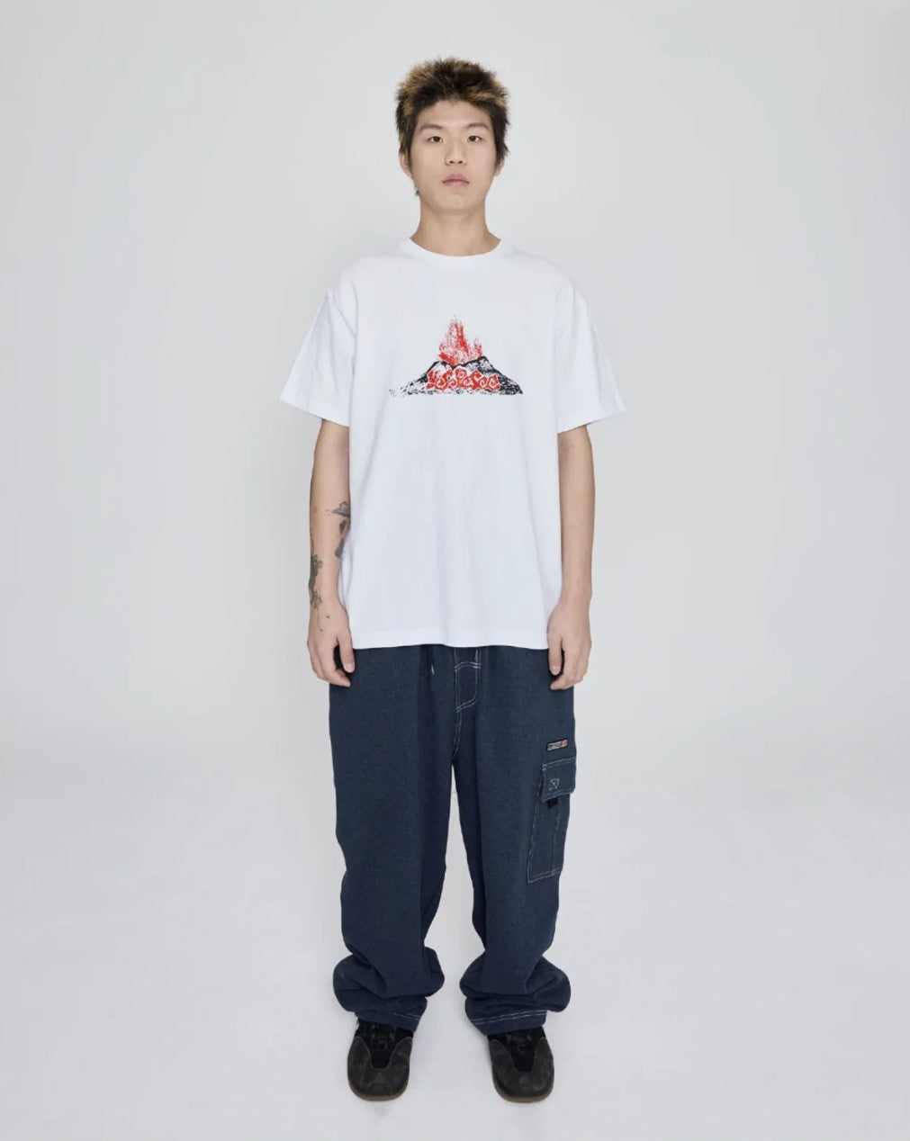 ★[i-dle Soyeon Worn] 【YESEYESEE】Volcanic Eruption Tee White