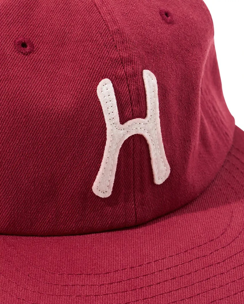 ★[BOYNEXTDOOR LEEHAN Worn] 【HELLO SUNRISE】H Logo Cotton Relaxed Fit 6Panel Cap_Red