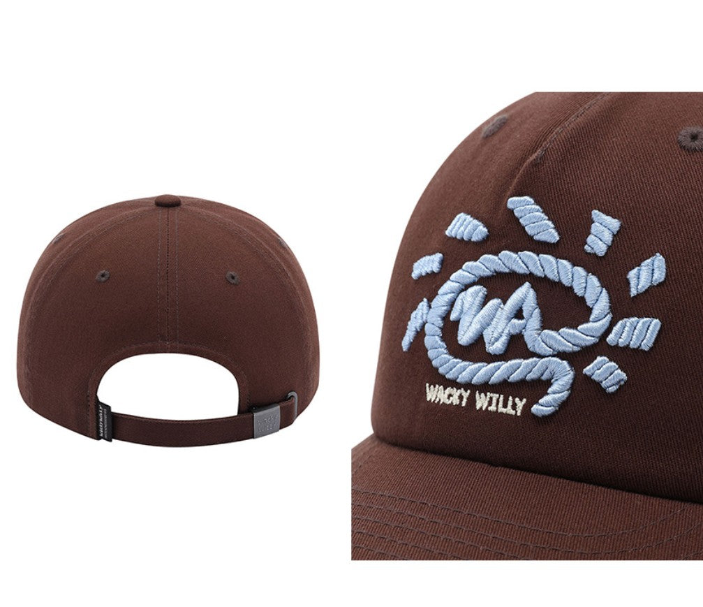 ★[NCT TEN Worn]【WACKY WILLY】rope embroidered trucker cap (3 colors)